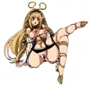 mulhere diaba com brincos com malagueta tattoo design idea