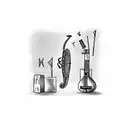 A classroom scene with musical instruments as the students tattoo design idea