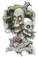 Beetlejuice tattoo design idea