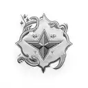 texas with tooled leather design inside tattoo design idea