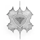 texas with tooled leather design inside tattoo design idea