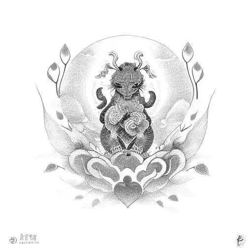 love in chinese tattoo design idea