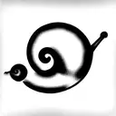 snail tattoo design idea