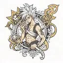 scorpio killua Hunter x tattoo design idea