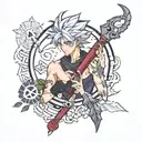 scorpio killua Hunter x tattoo design idea