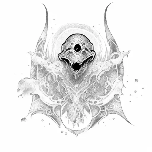 skate ghost tattoo design idea