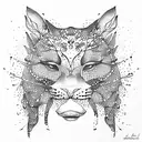 non-existent animal tattoo design idea