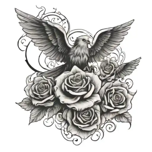 god faith trust love emotion drive tattoo design idea