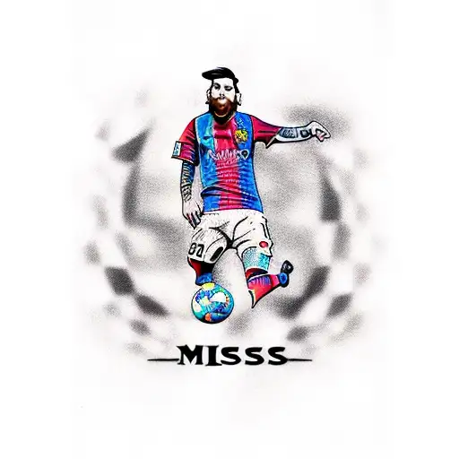 messi tattoo design idea