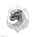 Mortal Kombat tattoo design idea