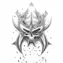 "fatality" word tattoo design idea