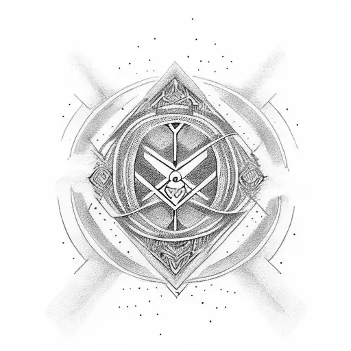 Love symbol in bold and 11:11 written in the lines of love symbol tattoo design idea