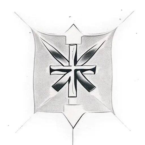 Christian Cross, Greek Flag, Croation Flag tattoo design idea
