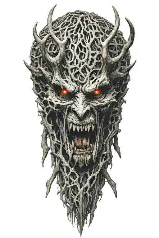 leshen monster from the witcher 3 wildhunt tattoo design idea