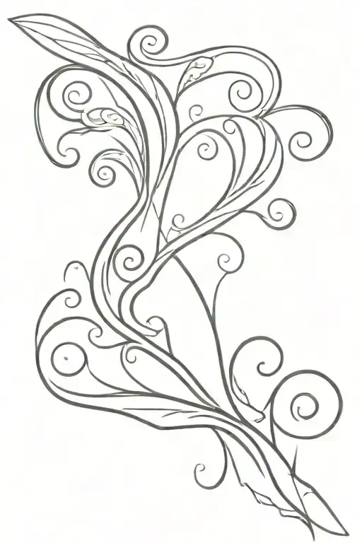 polynesian swirl rib tattoo tattoo design idea