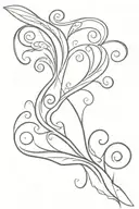 polynesian swirl rib tattoo tattoo design idea