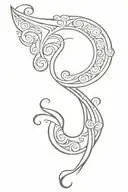 polynesian swirl rib tattoo tattoo design idea