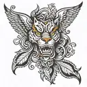 an underdog tattoo design idea