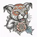 an underdog tattoo design idea