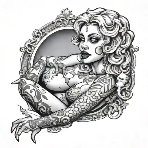 a transvestite anal fucked by a man tattoo design idea