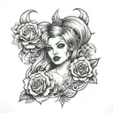 sissy  slut tattoo design idea