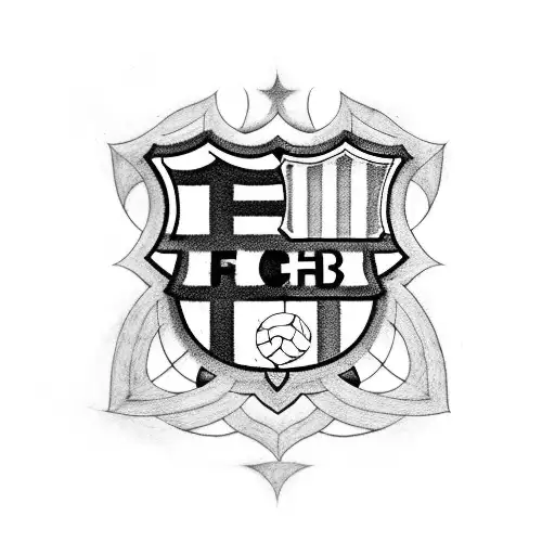 FC Barcelona Logo tattoo design idea