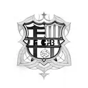 FC Barcelona Logo tattoo design idea