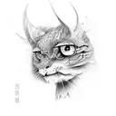 ворона взлетает  tattoo design idea