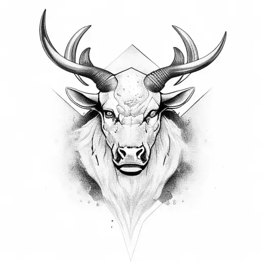 Stier  tattoo design idea
