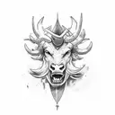 Stier  tattoo design idea