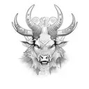 Stier  tattoo design idea