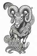 aries ram tattoo design idea