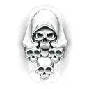Grim Reaper tattoo design idea