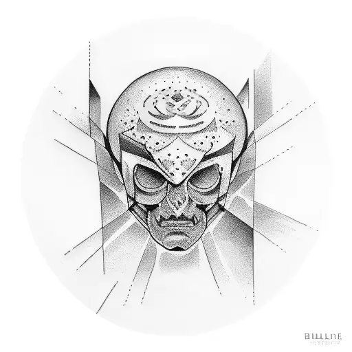 balance and moderation Greek philosophy  tattoo design idea