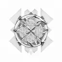 moderation  Greek philosophy  tattoo design idea