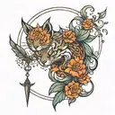 Let's go tattoo design idea