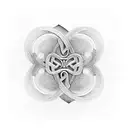 The words "I'll be loving you" bent into an infinity symbol tattoo design idea