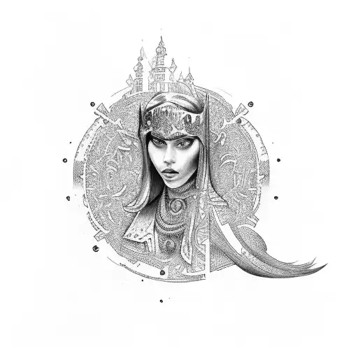  Ukraine vyshyvanka tattoo design idea