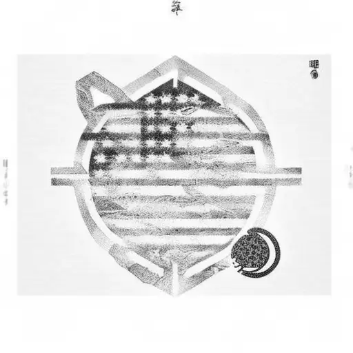 korean flag tattoo design idea