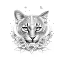 mother, 3 daughter's and 1 granddaughter  tattoo design idea