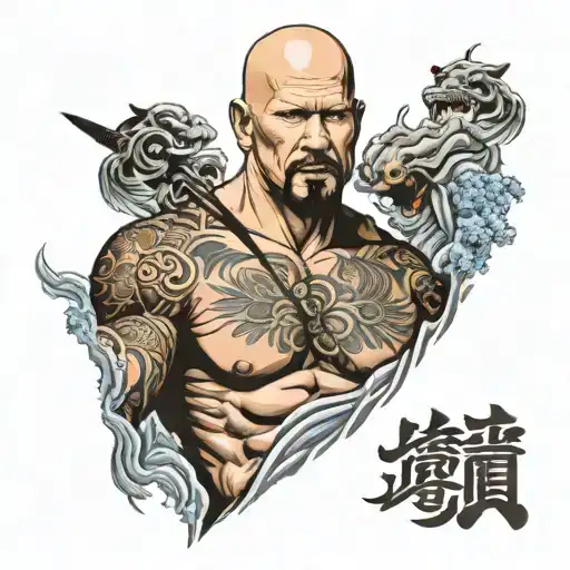 stone cold steve austin  tattoo design idea