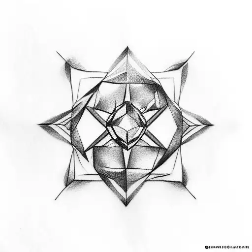 Create a geometric tattoo sketch that contains these particular symbols from the Korean Boyband BTS or Bangtan Seonyonda tattoo design idea