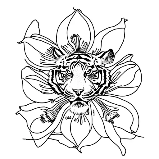 tiger Lily  tattoo design idea