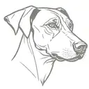 Doberman tattoo design idea