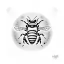 bee hive brain tattoo design idea