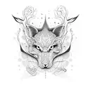 controlled insanity tattoo design idea