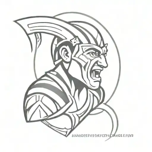 rugby harlequin logo incorporated tattoo design idea