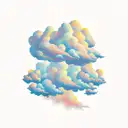clouds and storm  tattoo design idea