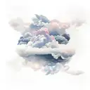 clouds and storm  tattoo design idea