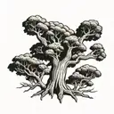 Baobab tattoo design idea